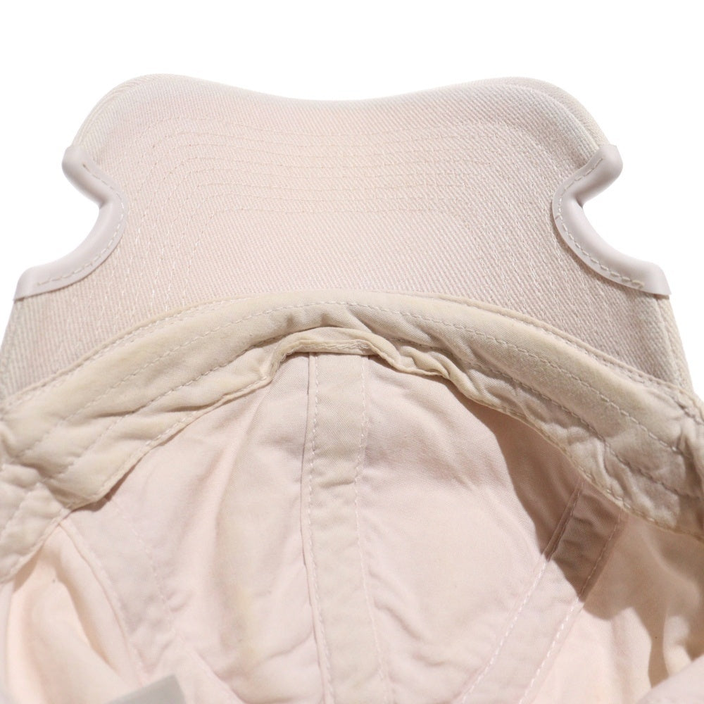 BALENCIAGA(バレンシアガ) BE DIFFERENT CAP ロゴ刺繍 ベースボールキャップ 帽子 ホワイト 732677 410B2