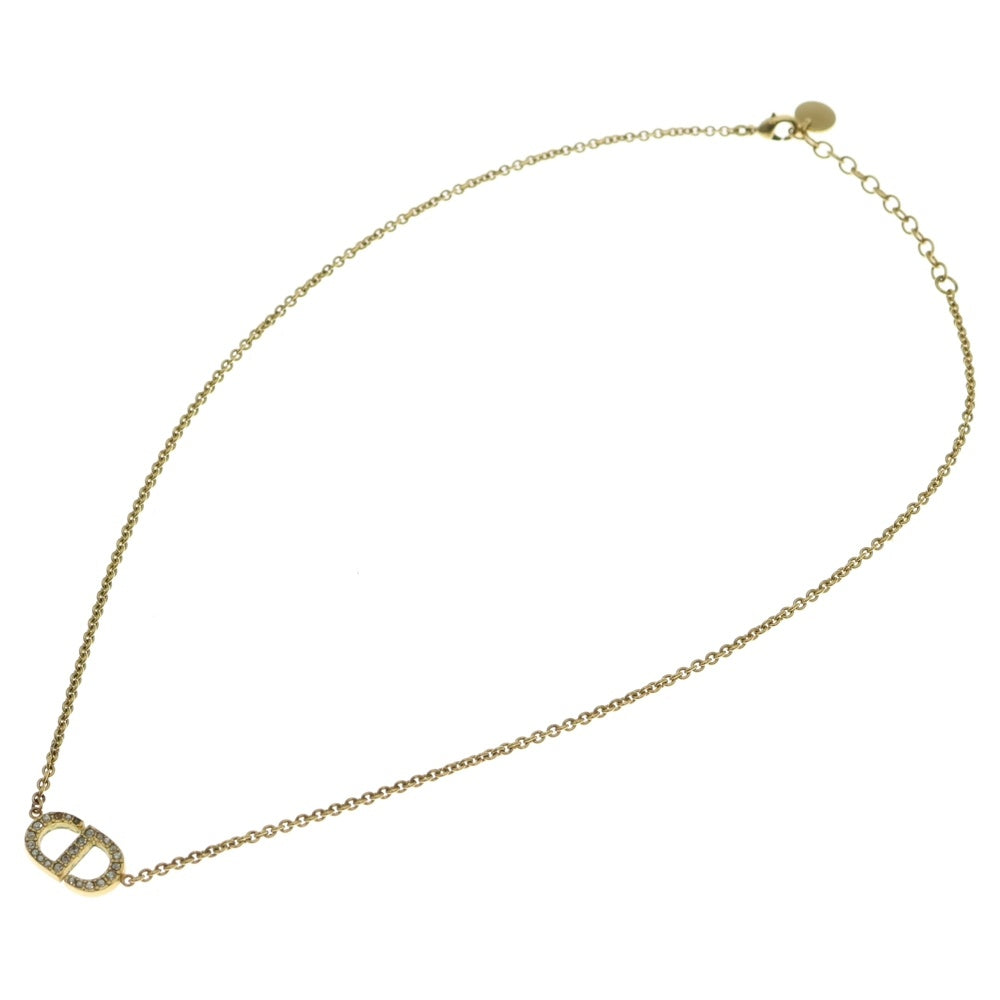 DIOR(ディオール) Petit CD ライトストーン ロゴネックレス ゴールド N2241WOMCY レディース