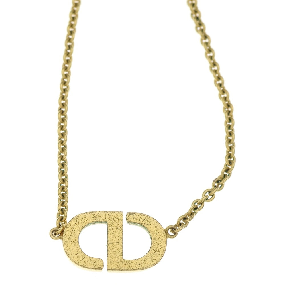 DIOR(ディオール) Petit CD ライトストーン ロゴネックレス ゴールド N2241WOMCY