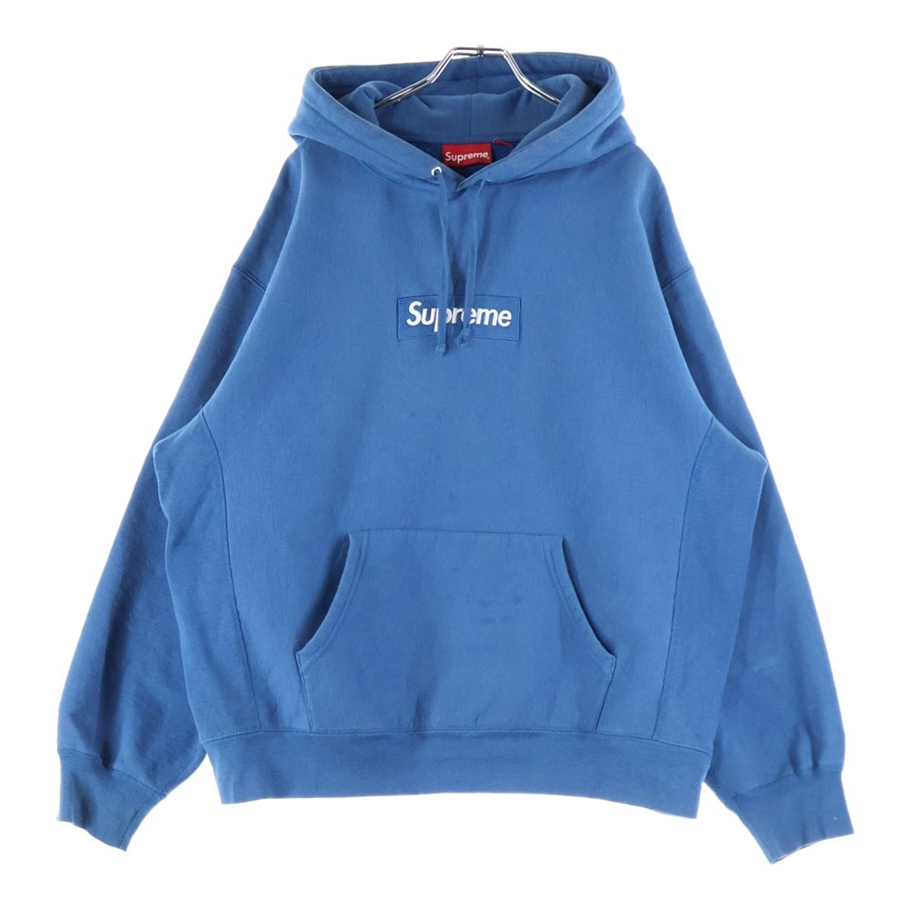 SUPREME(シュプリーム) 23AW Box Logo Hooded Sweatshirt ボックスロゴ フーデッド プルオーバーパーカー ブルー