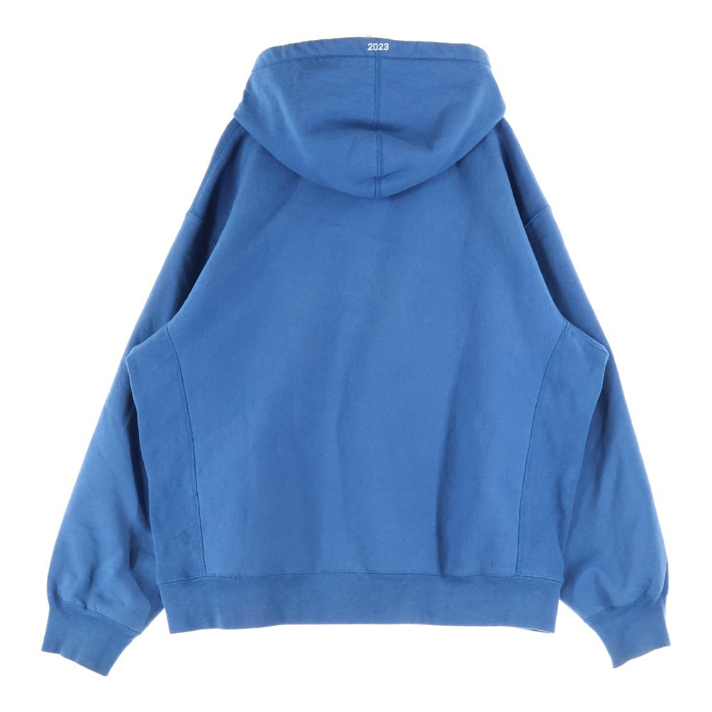 SUPREME(シュプリーム) 23AW Box Logo Hooded Sweatshirt ボックスロゴ フーデッド プルオーバーパーカー ブルー