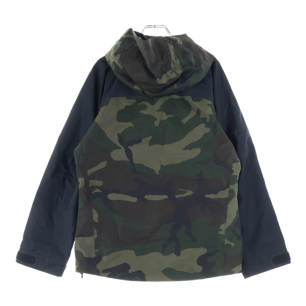 THE NORTH FACE(ザノースフェイス) NOVELTY MOUNTAIN JACKET ノヴェルティ マウンテンジャケット NP61420 迷彩柄 ジップアップフーデッドジャケット カーキ/ブラック