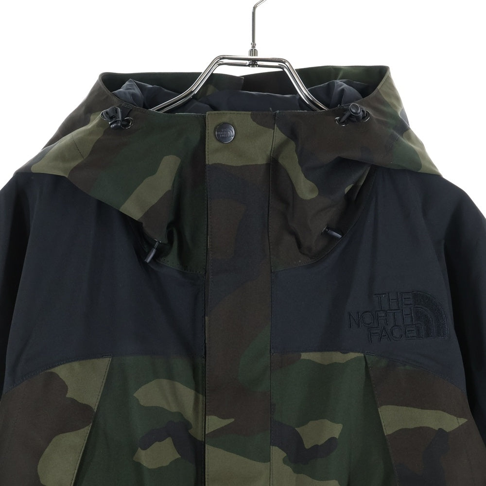 THE NORTH FACE(ザノースフェイス) NOVELTY MOUNTAIN JACKET ノヴェルティ マウンテンジャケット NP61420 迷彩柄 ジップアップフーデッドジャケット カーキ/ブラック