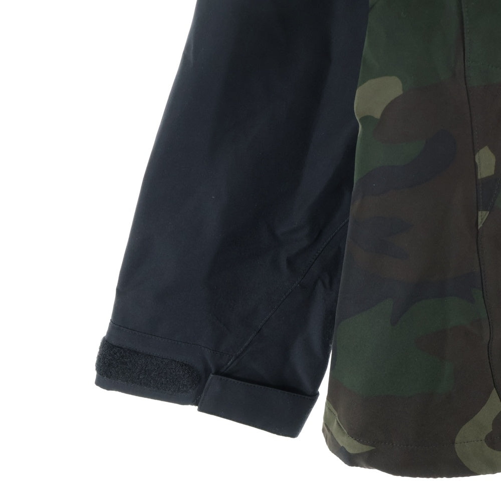 THE NORTH FACE(ザノースフェイス) NOVELTY MOUNTAIN JACKET ノヴェルティ マウンテンジャケット NP61420 迷彩柄 ジップアップフーデッドジャケット カーキ/ブラック