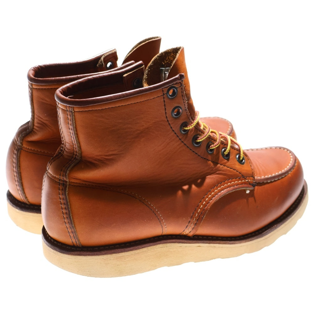 RED WING(レッド ウイング) 90S 6-inch Classic Moc 羽根タグ USA製 クラシックモック ハイカットブーツ ブラウン US8/26.0cm 875