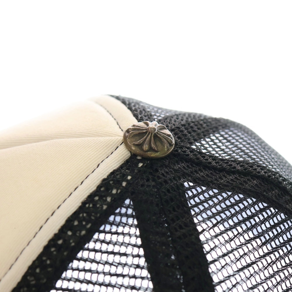 CHROME HEARTS(クロムハーツ) TRUCKER CAP CHパッチ メッシュトラッカーキャップ ブラック/ホワイト