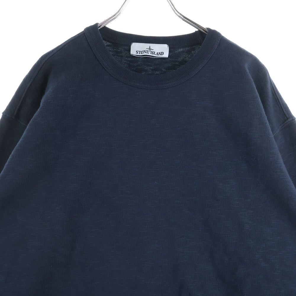 STONE ISLAND(ストーンアイランド) バックロゴ刺繍入り 長袖Tシャツ K2S152100017 S00R4 ネイビー