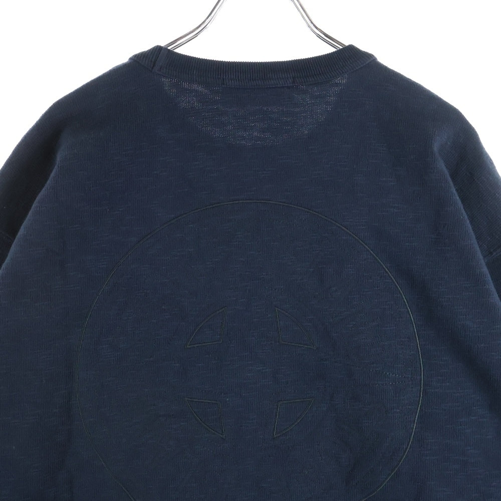 STONE ISLAND(ストーンアイランド) バックロゴ刺繍入り 長袖Tシャツ K2S152100017 S00R4 ネイビー
