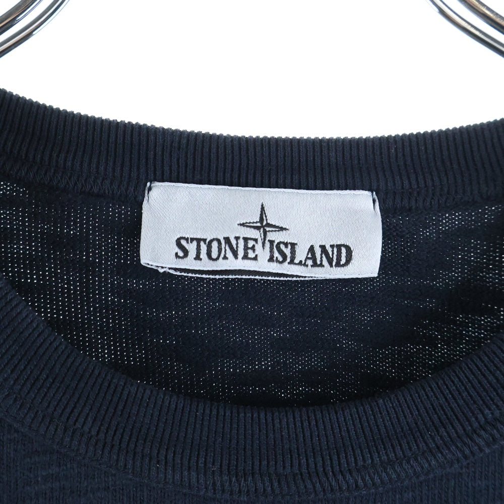 STONE ISLAND(ストーンアイランド) バックロゴ刺繍入り 長袖Tシャツ K2S152100017 S00R4 ネイビー