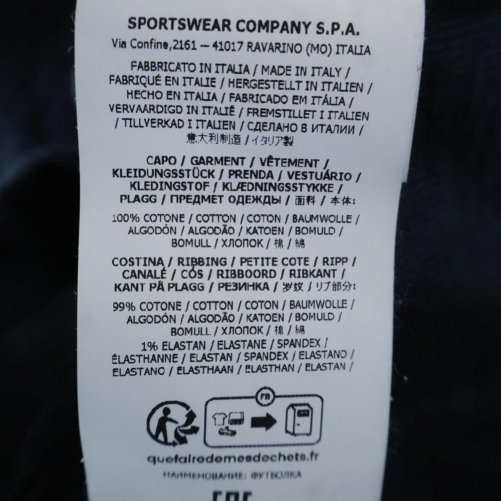 STONE ISLAND(ストーンアイランド) バックロゴ刺繍入り 長袖Tシャツ K2S152100017 S00R4 ネイビー