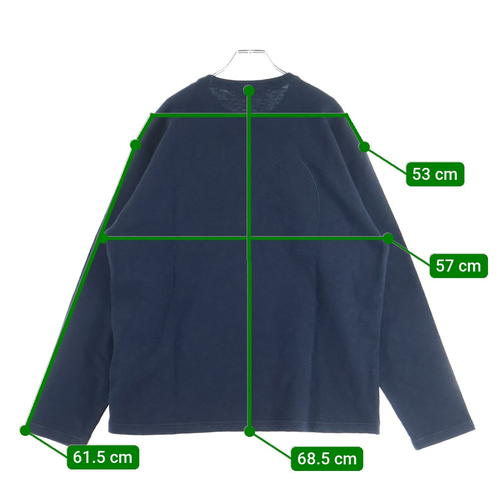 STONE ISLAND(ストーンアイランド) バックロゴ刺繍入り 長袖Tシャツ K2S152100017 S00R4 ネイビー