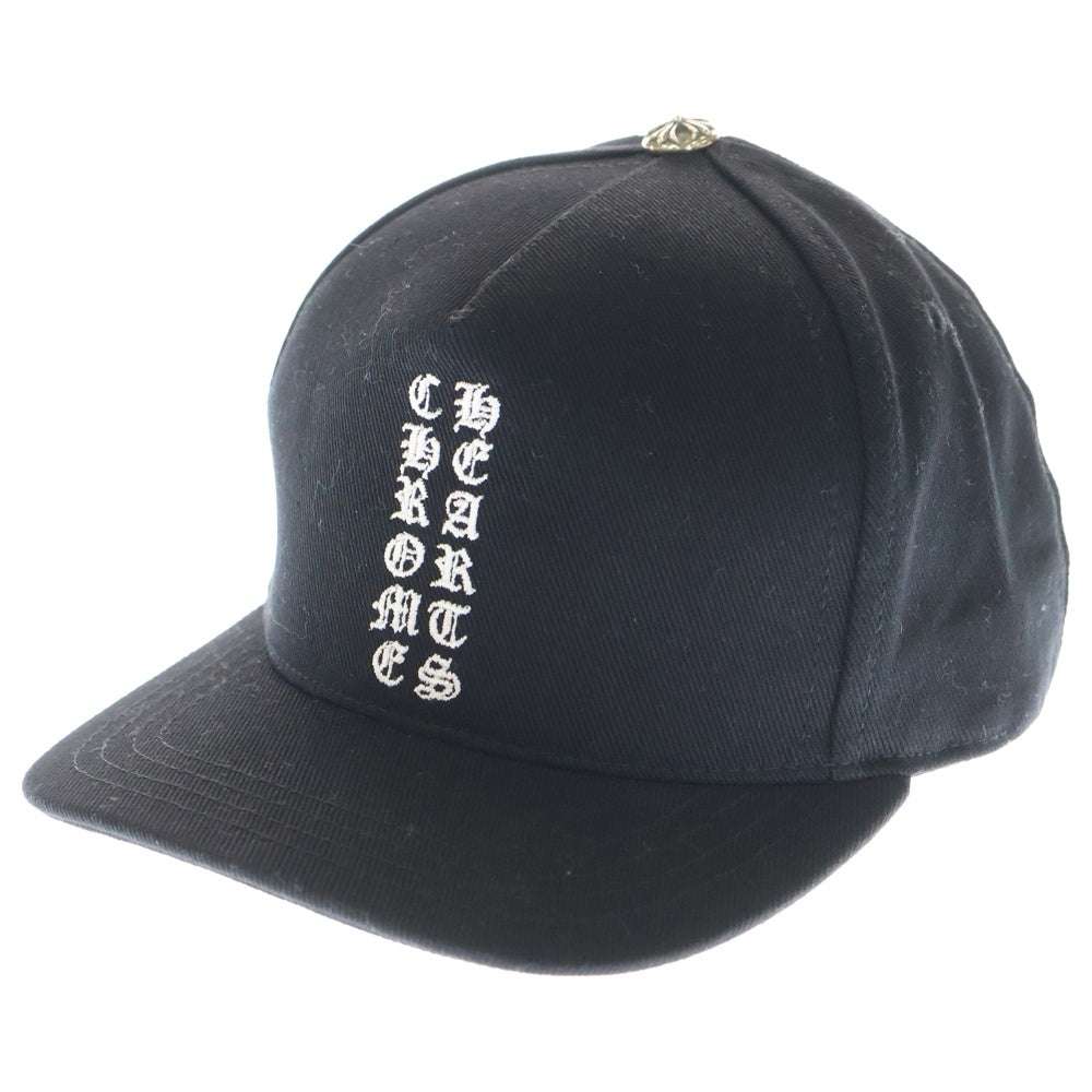 CHROME HEARTS(クロムハーツ) Vertical Logo Hat CHロゴ ベースボールキャップ 帽子 ブラック