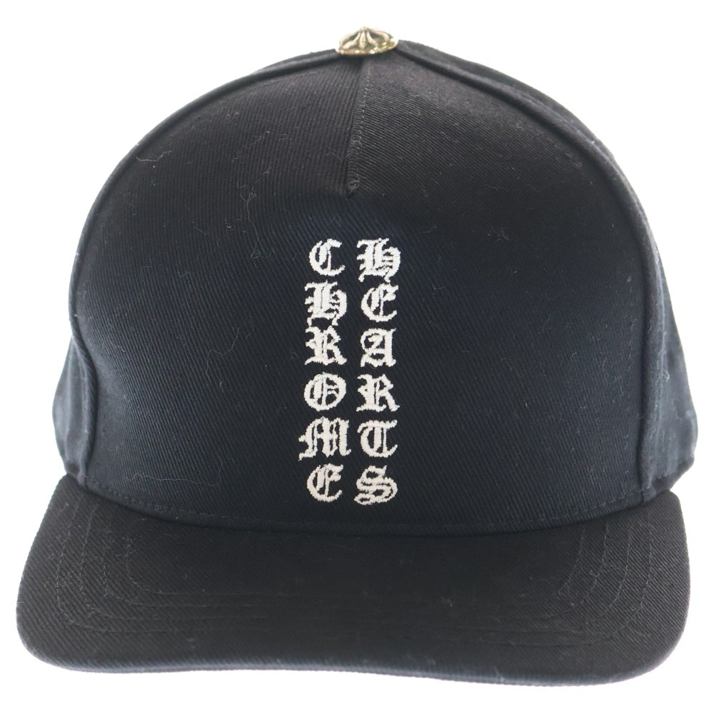 CHROME HEARTS(クロムハーツ) Vertical Logo Hat CHロゴ ベースボールキャップ 帽子 ブラック
