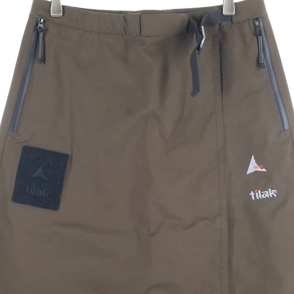Tilak(ティラク) GORE-TEX INFINIUM ゴアテックス インフィニウム ナイロンスカート ブラウン
