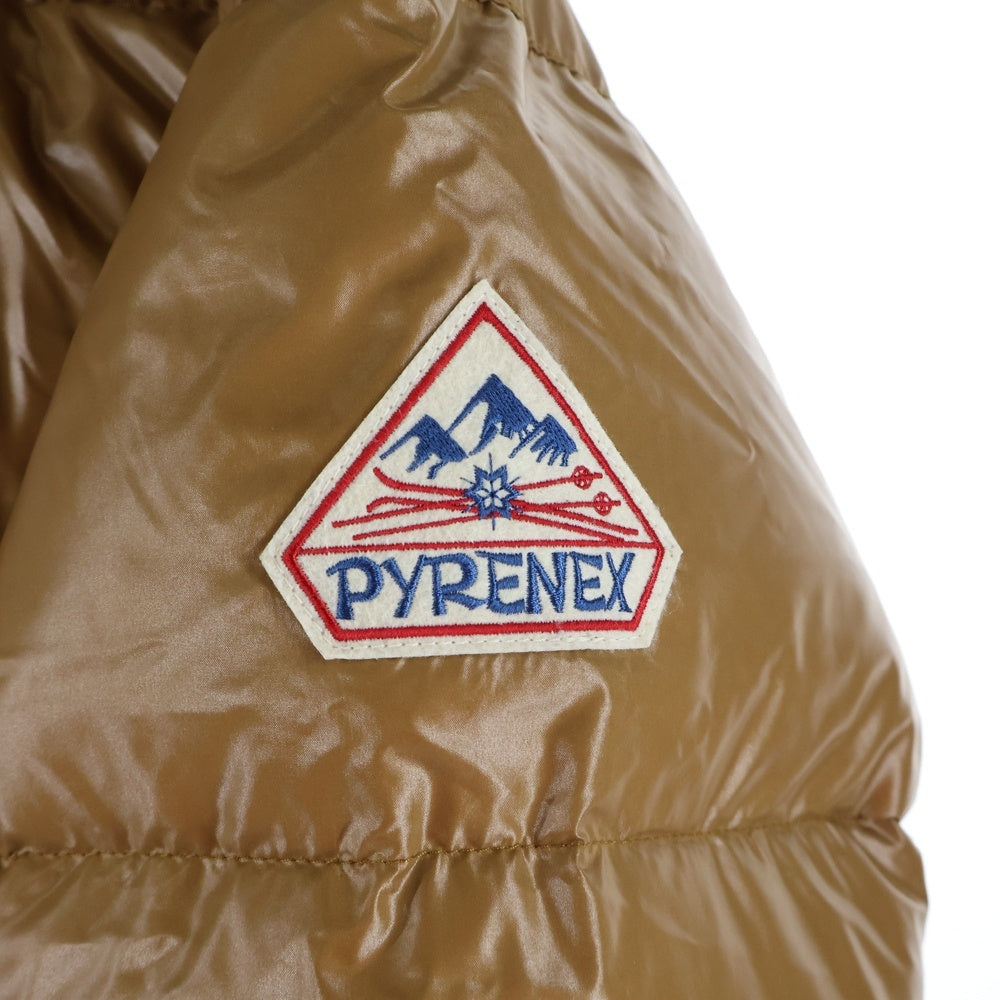 PYRENEX(ピレネックス) VINTAGE MYTHIC 2 ヴィンテージ シミック W23PJ2 フロントジップアップダウンジャケット ブラウン