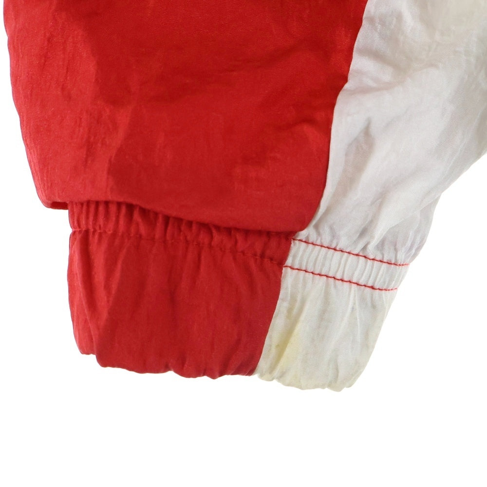 NIKE(ナイキ) BIG SWOOSH JKT ビッグスウォッシュジャケット DR9005-657 フロントジップアップ ナイロンジャケット ホワイト/レッド