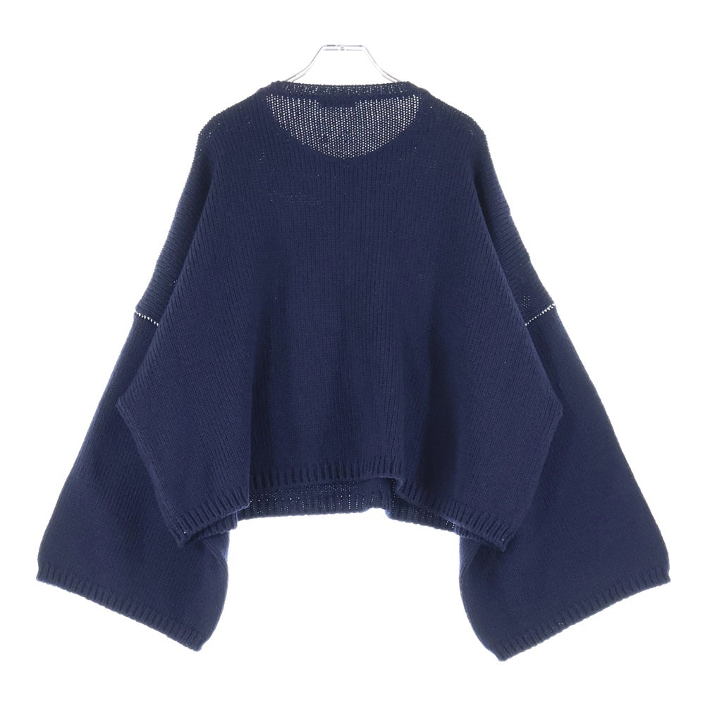 RAF SIMONS(ラフシモンズ) 19AW RSロゴ 915864 プルオーバーニット ネイビー/ホワイト