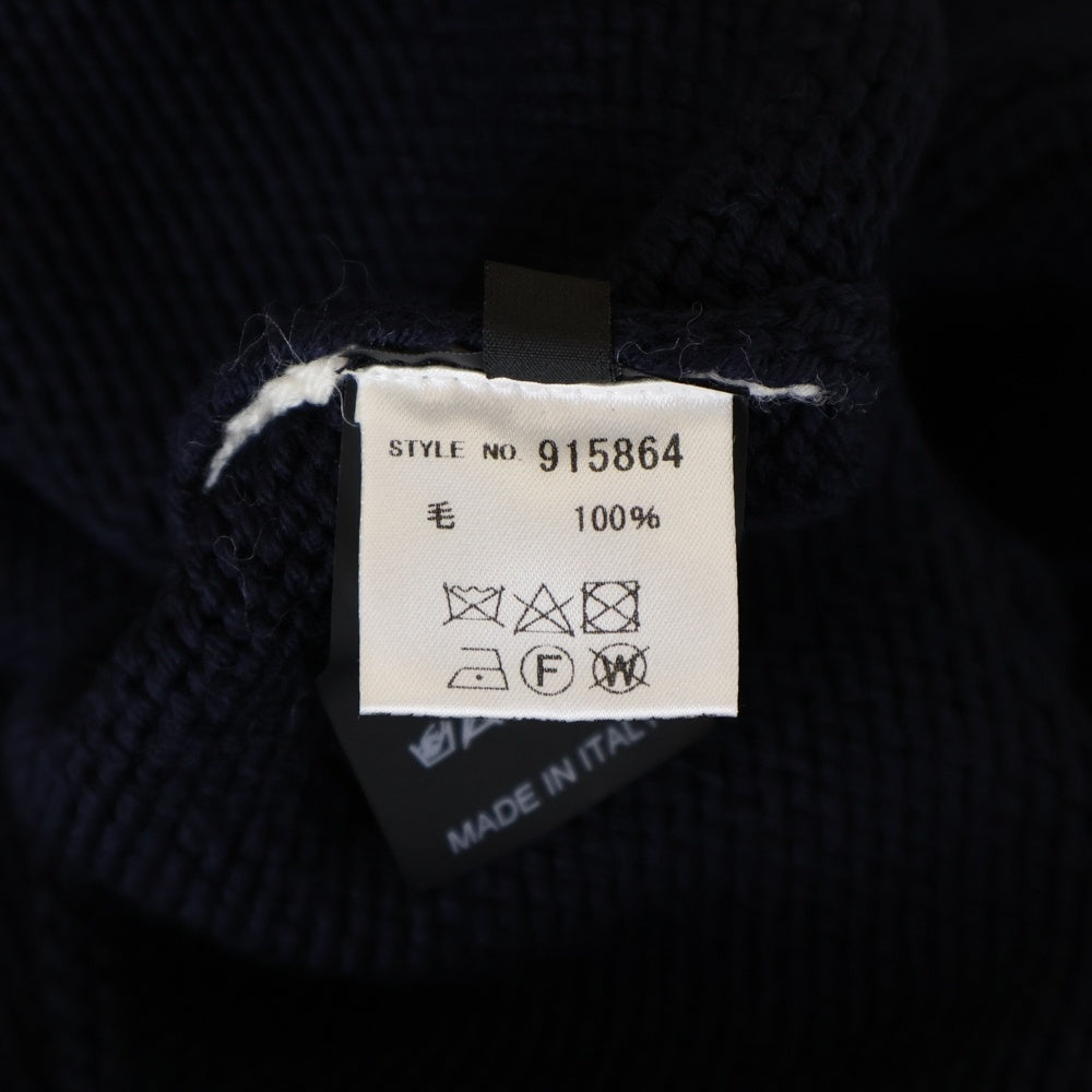 RAF SIMONS(ラフシモンズ) 19AW RSロゴ 915864 プルオーバーニット ネイビー/ホワイト