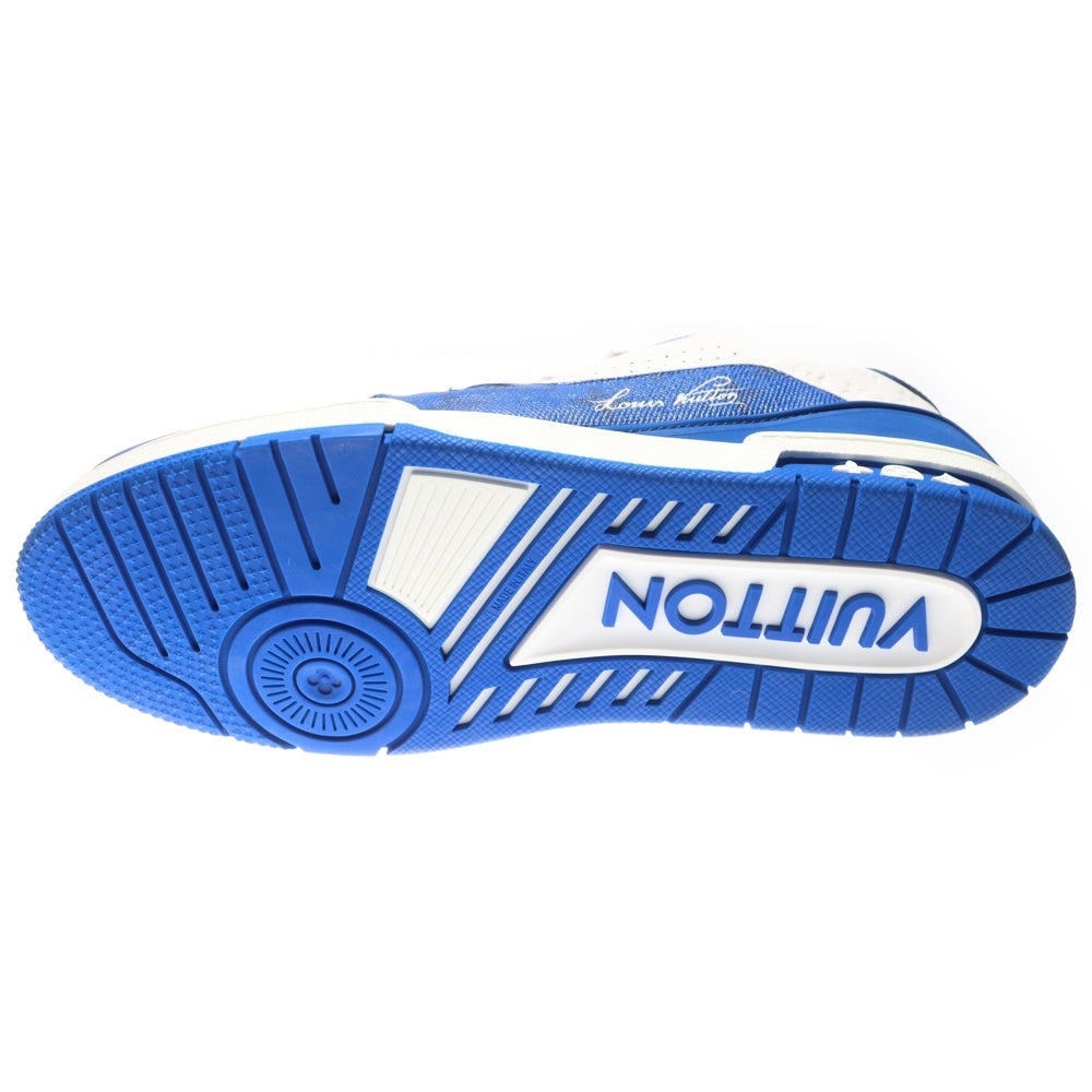 LOUIS VUITTON(ルイヴィトン) 22AW LV Trainer LVトレーナー モノグラム ローカットスニーカー ホワイト/ブルー VL0272