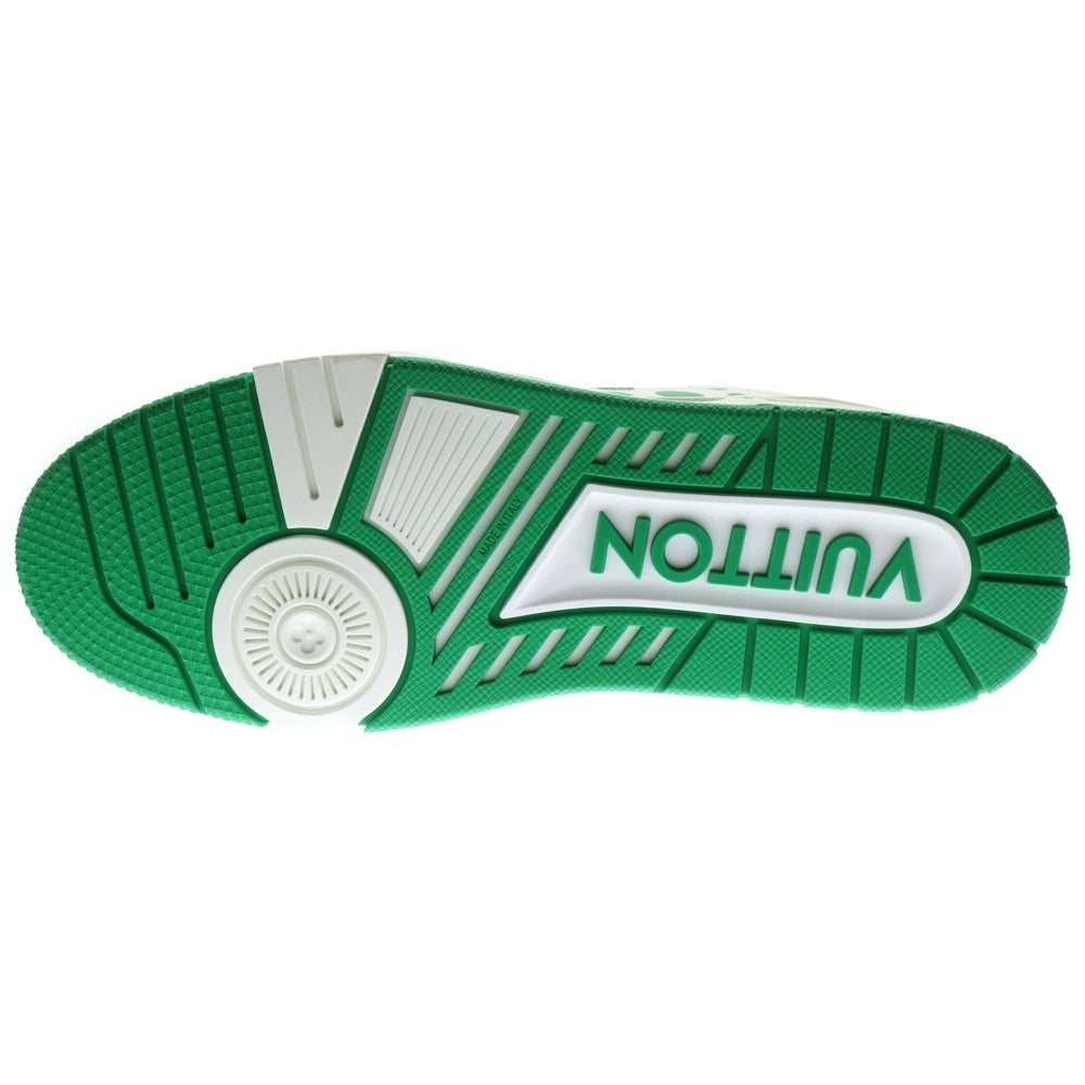 LOUIS VUITTON(ルイヴィトン) 23SS × 草間彌生 LV Trainer クサマヤヨイ LV トレーナー ドット柄 ローカットスニーカー ホワイト/グリーン DD1202