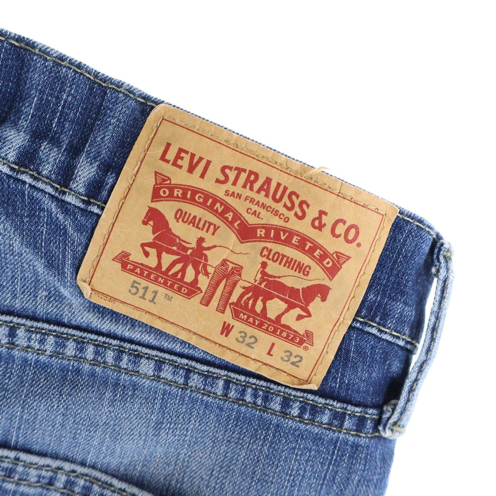 Levi's(リーバイス) 511 紙パッチ ジップフライ スリムフィット デニムパンツ インディゴ PC-04511-0460