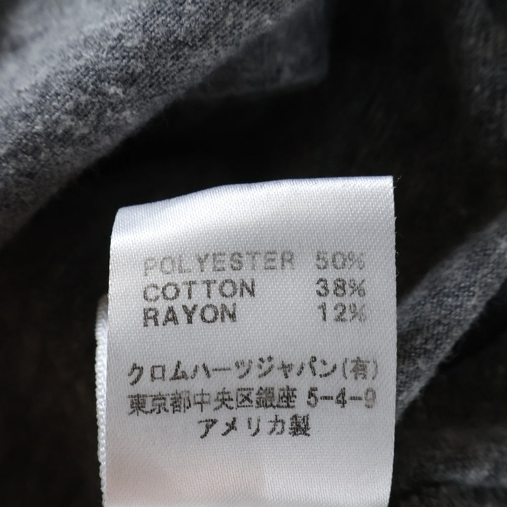 CHROME HEARTS(クロムハーツ) Horseshoe Back S/S TEE ホースシュー バック Vネック半袖Tシャツ カットソー グレー