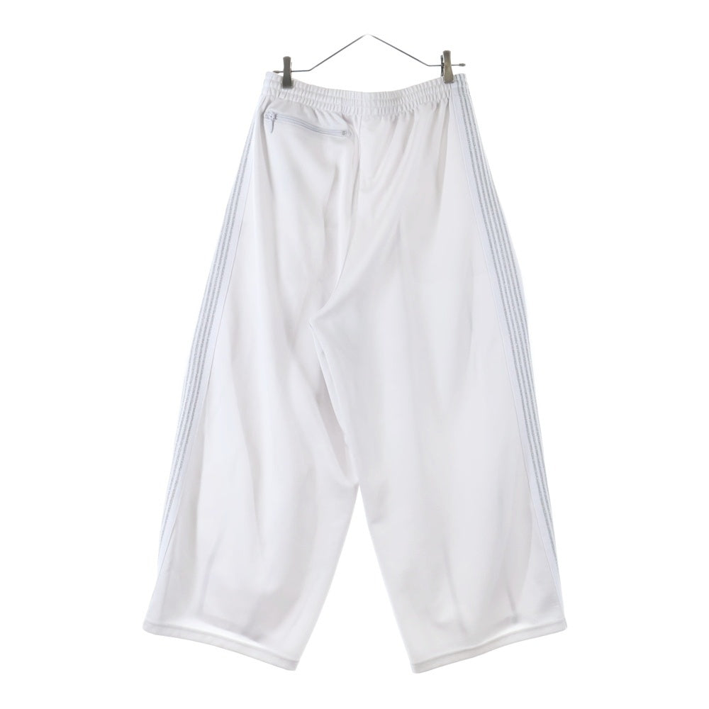Needles(ニードルス) STUDIOUS別注 Track Pants ストゥディオス サイドライン ワイド トラックパンツ ホワイト 0T1547