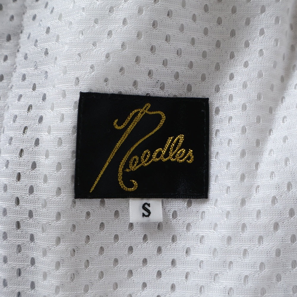 Needles(ニードルス) STUDIOUS別注 Track Pants ストゥディオス サイドライン ワイド トラックパンツ ホワイト 0T1547