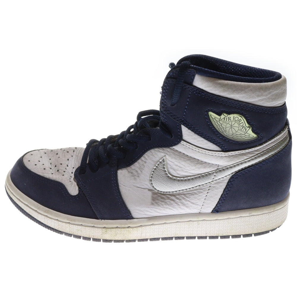 NIKE(ナイキ) AIR JORDAN 1 RETRO HIGH OG CO JP MIDNIGHT NAVY DC1788-100 エアジョーダン ミッドナイト ネイビー ハイカットスニーカー シューズ US8.5/26.5cm