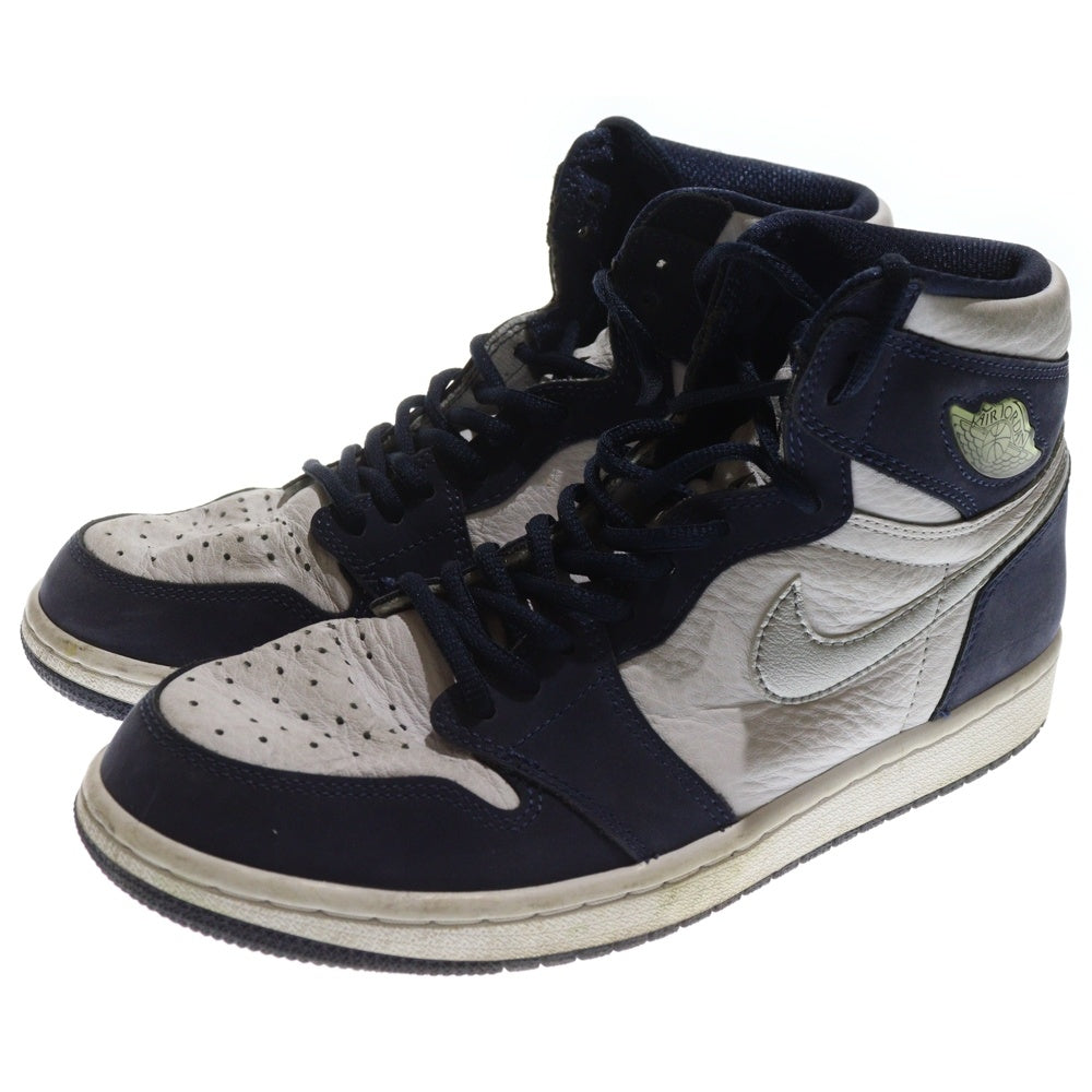 NIKE(ナイキ) AIR JORDAN 1 RETRO HIGH OG CO JP MIDNIGHT NAVY DC1788-100 エアジョーダン ミッドナイト ネイビー ハイカットスニーカー シューズ US8.5/26.5cm