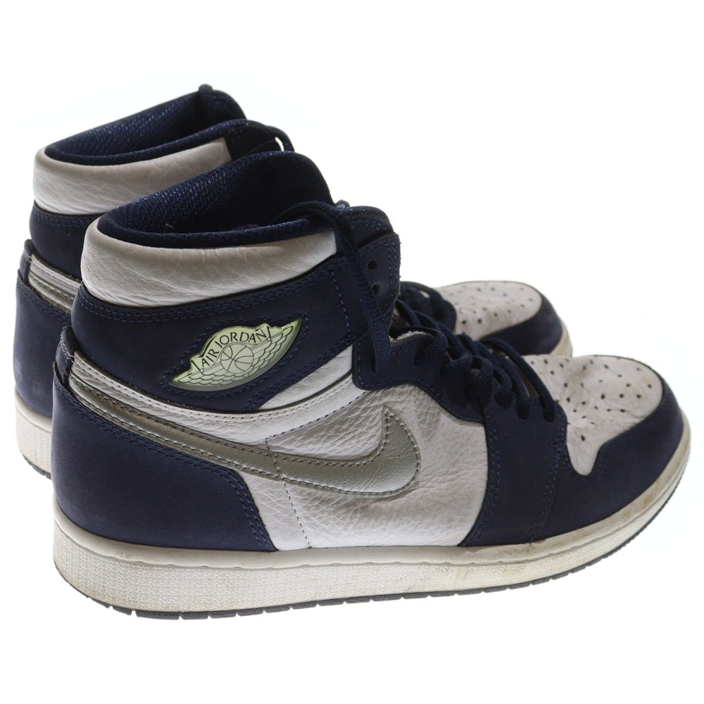 NIKE(ナイキ) AIR JORDAN 1 RETRO HIGH OG CO JP MIDNIGHT NAVY DC1788-100 エアジョーダン ミッドナイト ネイビー ハイカットスニーカー シューズ US8.5/26.5cm