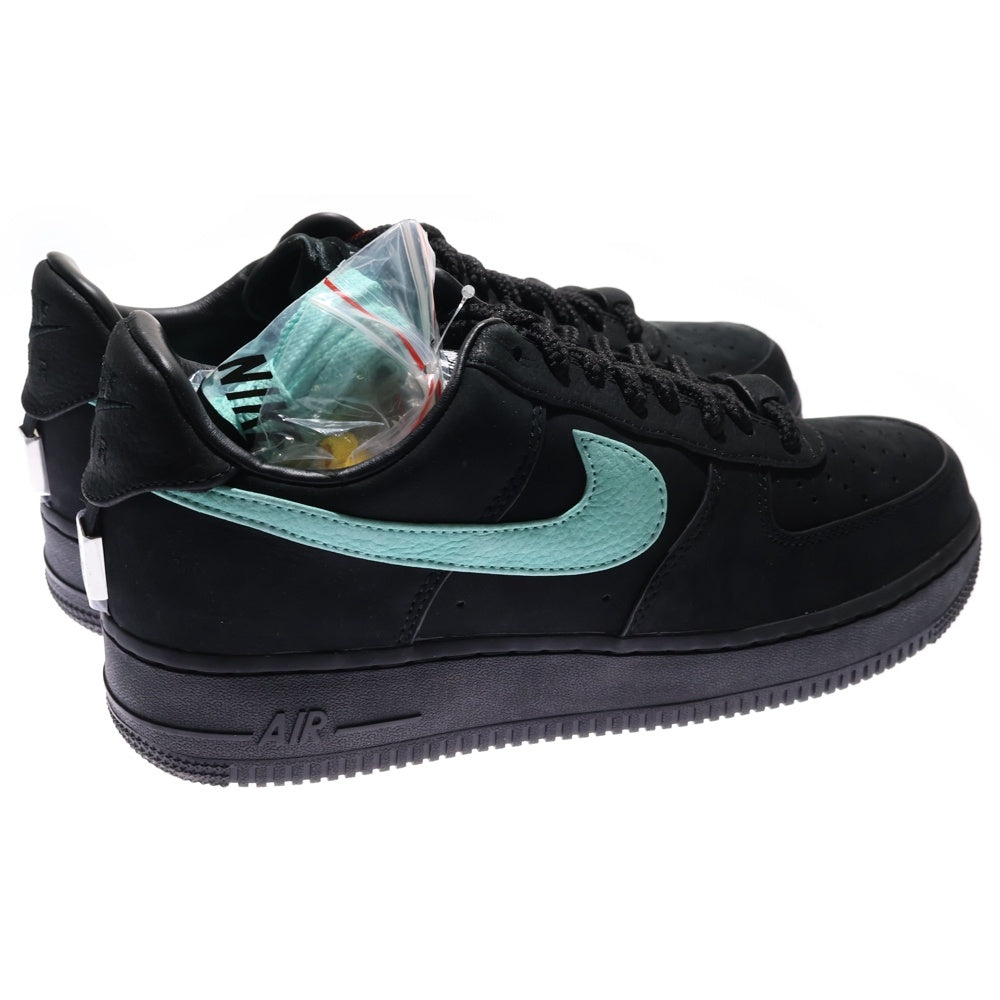 NIKE(ナイキ) ×TIFFANY&CO AIR FORCE 1 LOW 1837 BLACK DZ1382-001 ×ティファニー エアフォース1 ローカットスニーカー シューズ ブラック/ブルー US10/28.0cm