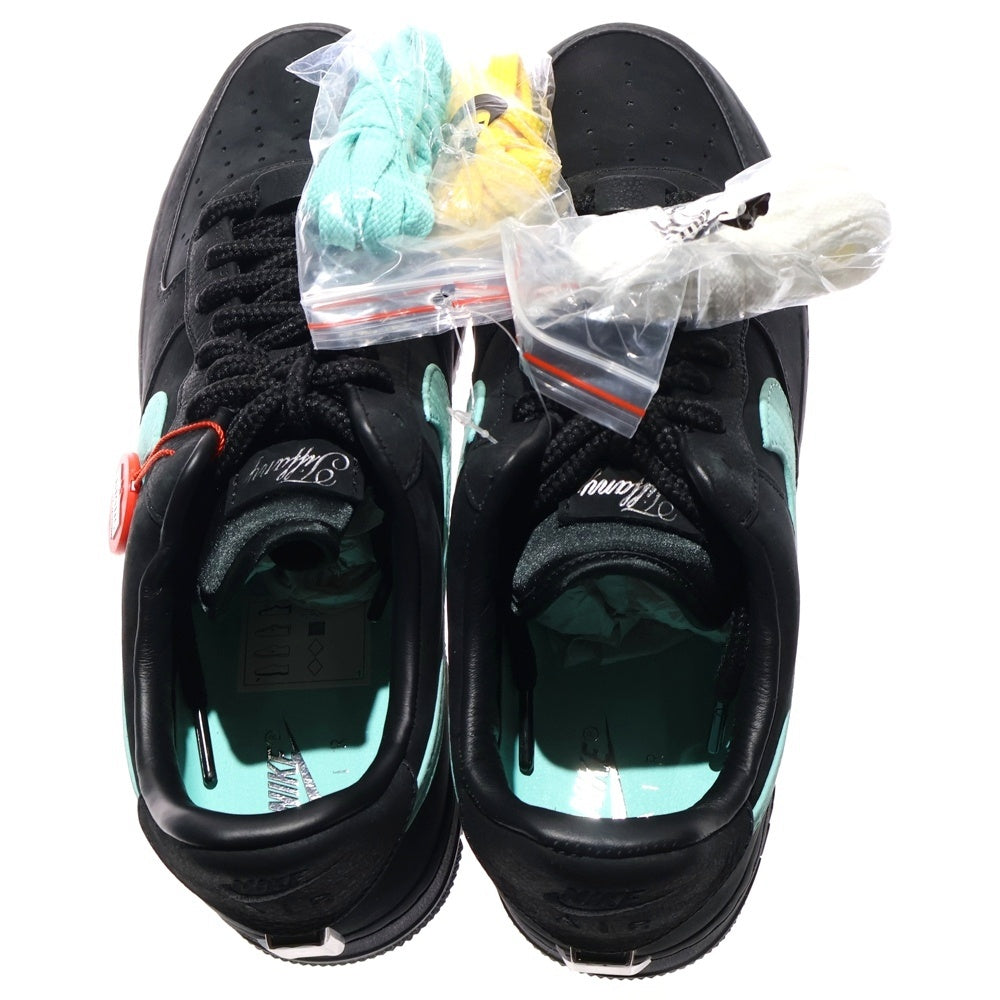 NIKE(ナイキ) ×TIFFANY&CO AIR FORCE 1 LOW 1837 BLACK DZ1382-001 ×ティファニー エアフォース1 ローカットスニーカー シューズ ブラック/ブルー US10/28.0cm