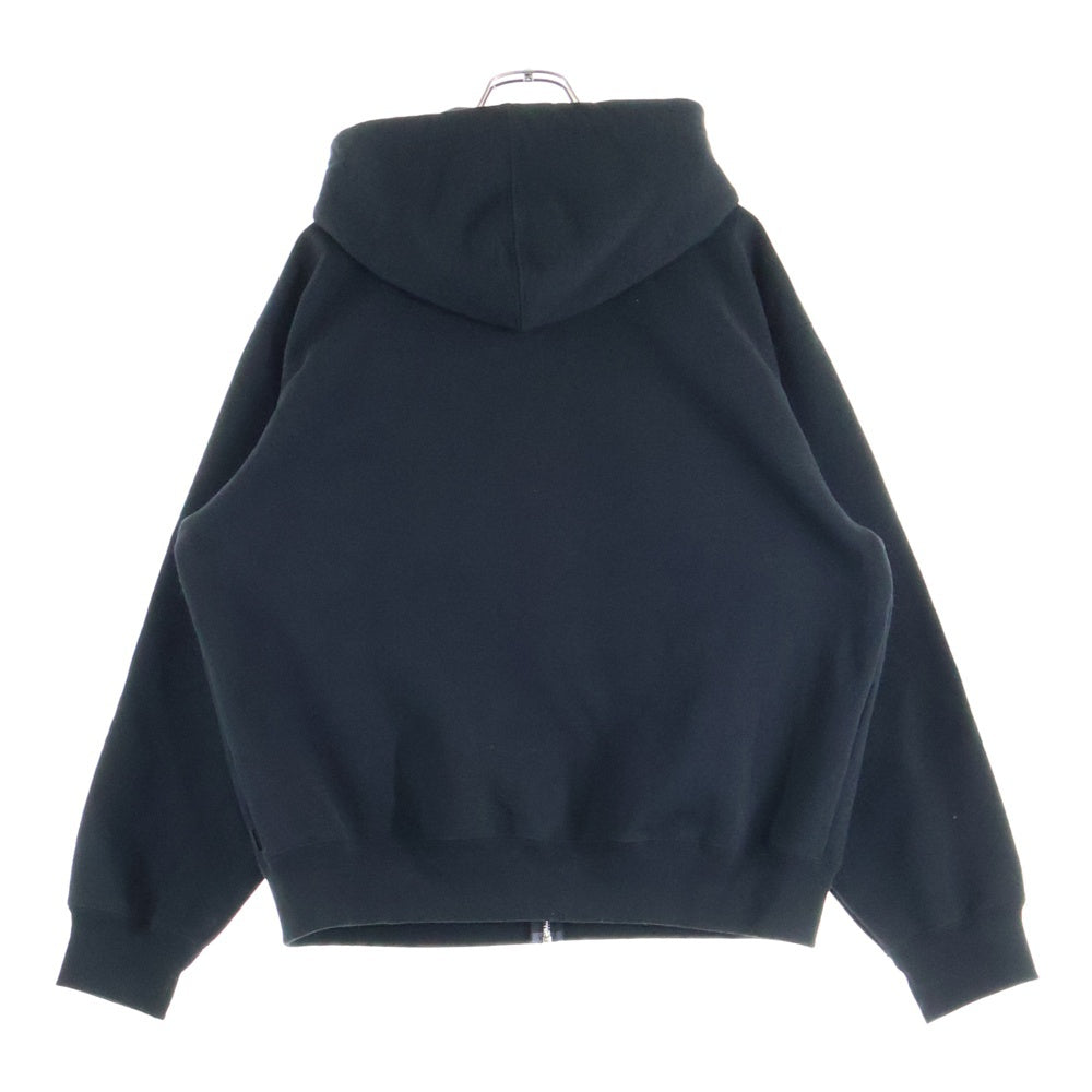 SUPREME(シュプリーム) 25AW Collegiate Applique Zip Up Hooded Sweatshirt カレッジロゴジップアップパーカー ブラック