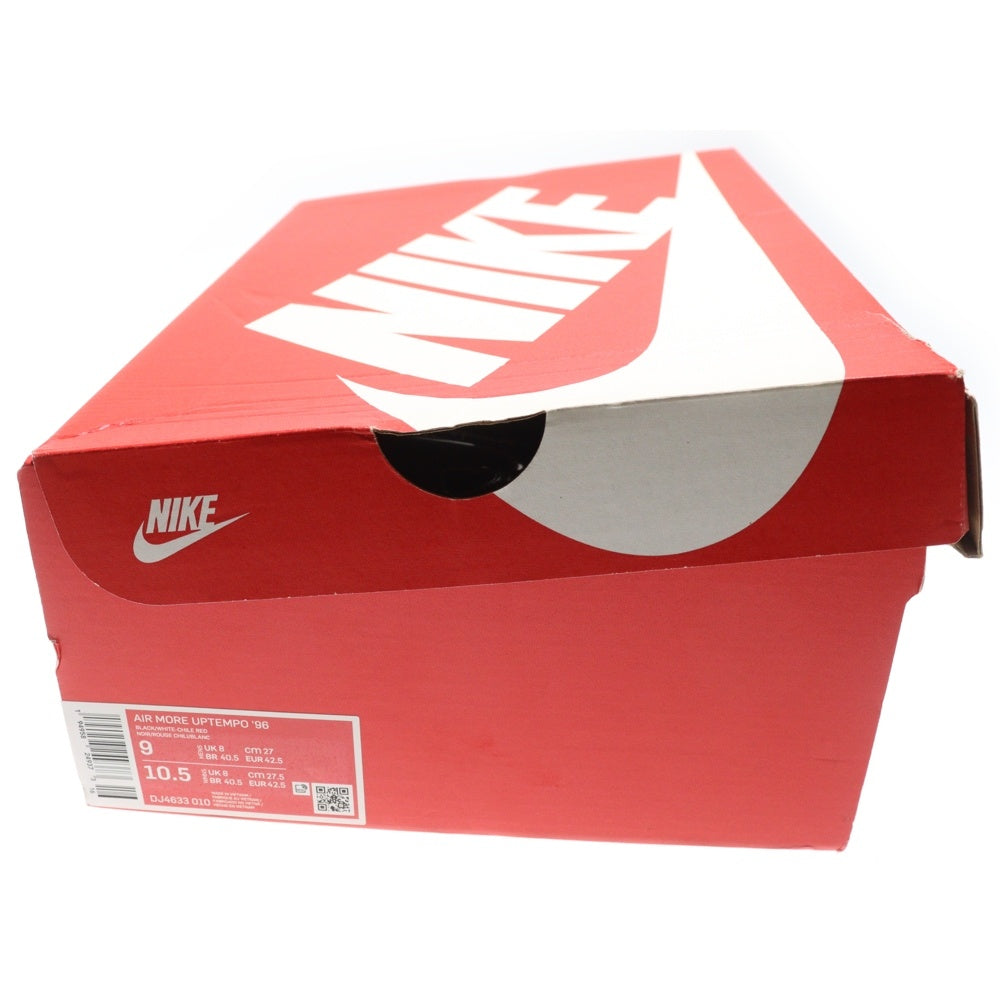 NIKE(ナイキ) AIR MORE UPTEMPO 96 MADE YOU LOOK DJ4633-010 エア モア アップテンポ 96 メイドユールック ハイカットスニーカー シューズ ブラック US9/27.0cm