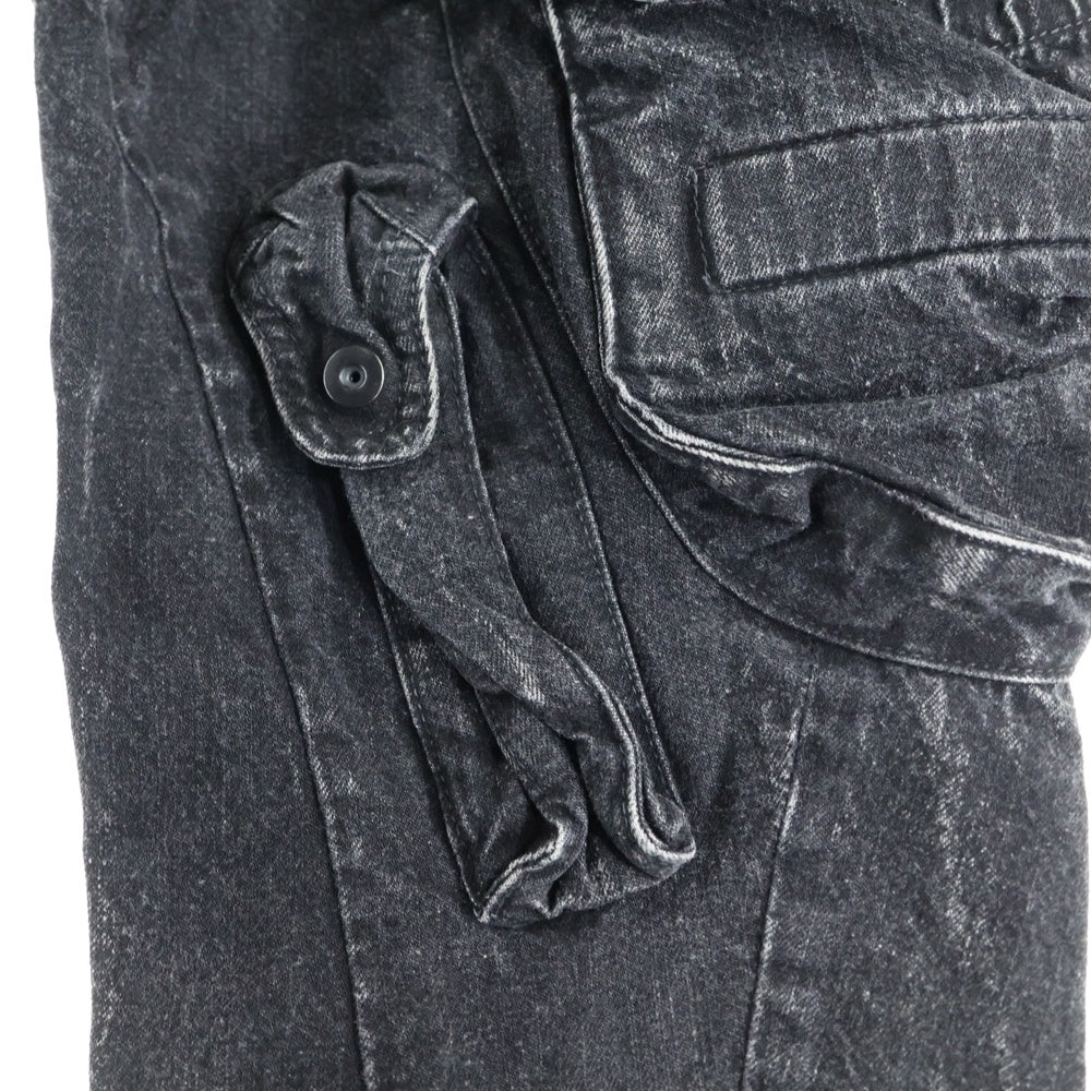 JULIUS(ユリウス) MID WINTER 2012-2013 COLLECTION ガスマスク ボタンフライ カーゴパンツ ブラック