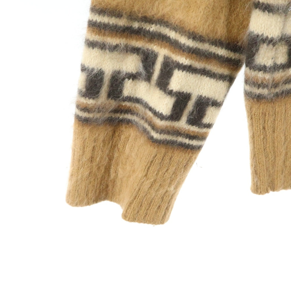 NUMBER (N)INE(ナンバーナイン) アンゴラ モヘアニットセーター ブラウン