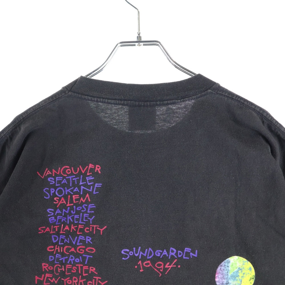 VINTAGE(ヴィンテージ) 90s SOUNDGARDEN サウンドガーデン 両面プリント Tシャツ 半袖カットソー ブラック