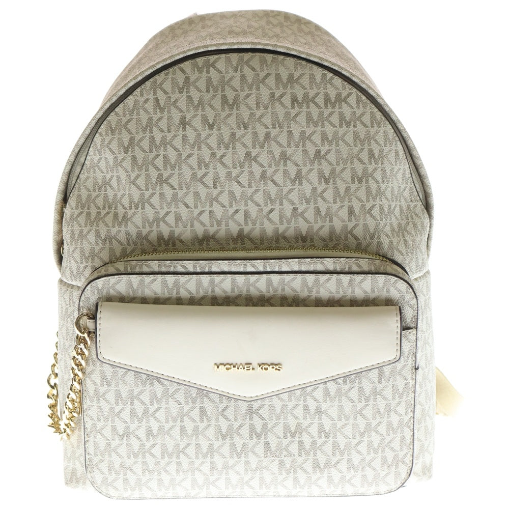 MICHAEL KORS(マイケルコース) Maisie 2 in 1 PVC シグネチャー 35F3G5MB8B リュック バッグ ホワイト レディース