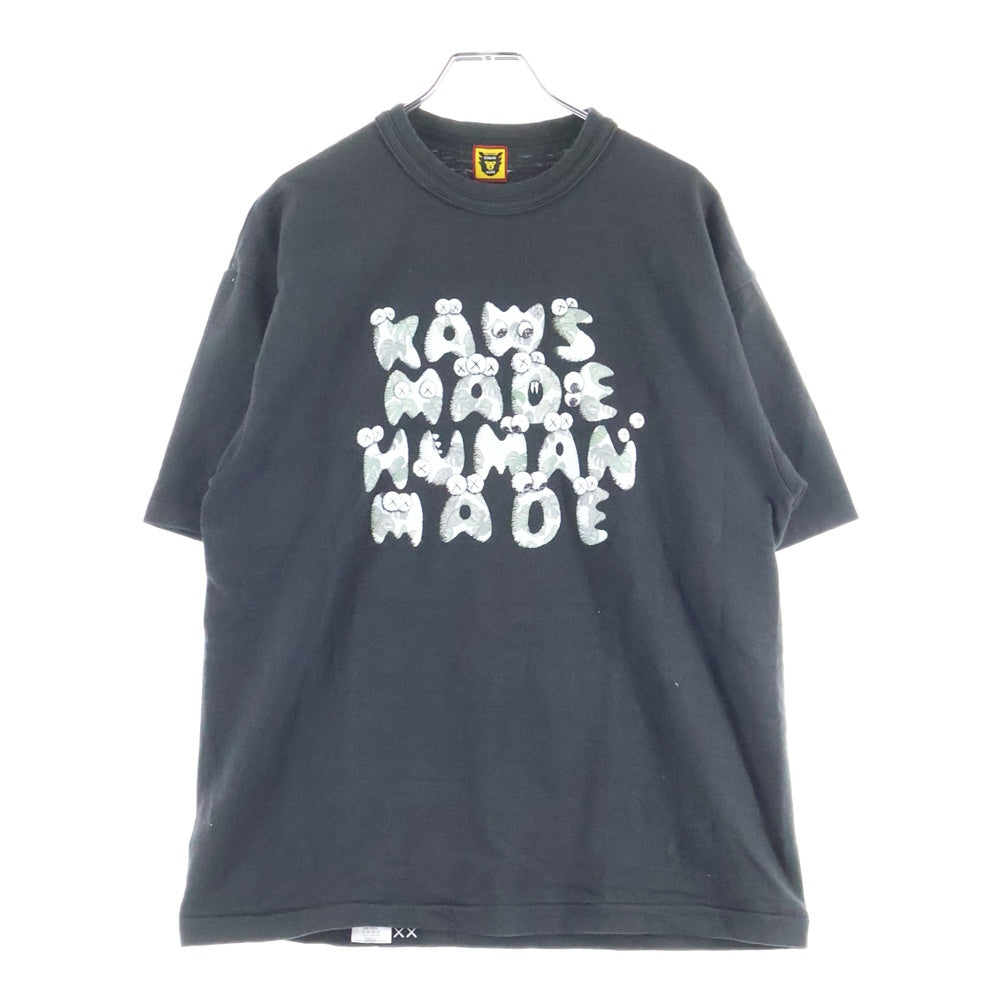 HUMAN MADE(ヒューマンメイド) ロゴプリント 半袖Tシャツ カットソー ブラック