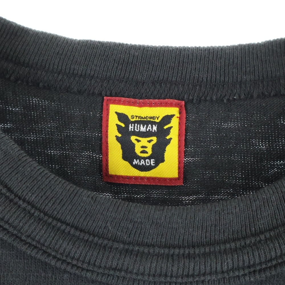 HUMAN MADE(ヒューマンメイド) ロゴプリント 半袖Tシャツ カットソー ブラック