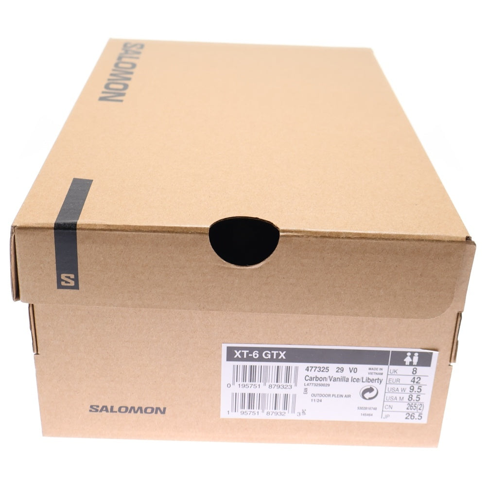 SALOMON(サロモン) XT-6 GORE-TEX ADVANCED ゴアテックス アドバンス ローカットスニーカー ネイビー US8.5/26.5cm 477325