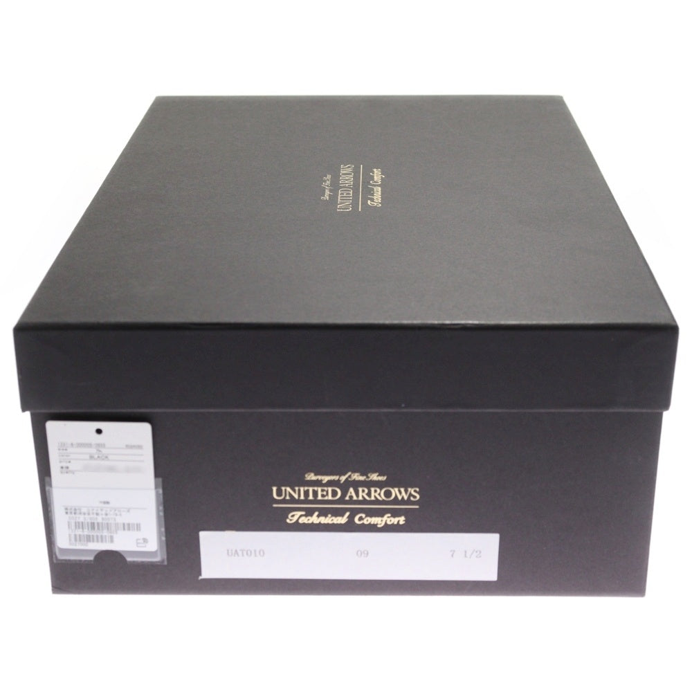 UNITED ARROWS(ユナイテッドアローズ) サイドゴア レザー ハイカットブーツ ブラック UAT010 09