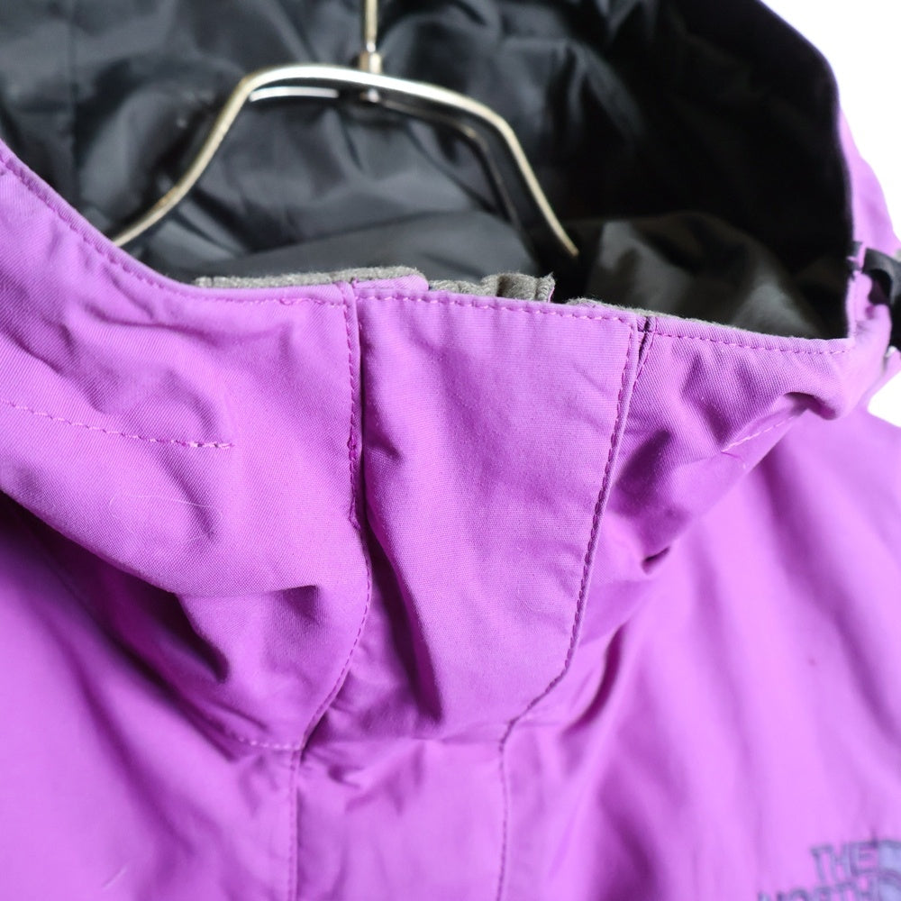 THE NORTH FACE(ザノースフェイス) SCOOP JACKET ロゴ刺繍 スクープ ナイロン マウンテンジャケット パープル NPW10913