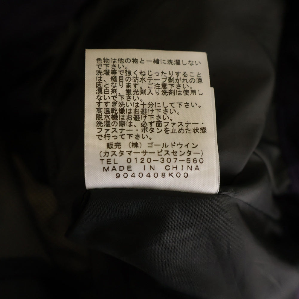 THE NORTH FACE(ザノースフェイス) SCOOP JACKET ロゴ刺繍 スクープ ナイロン マウンテンジャケット パープル NPW10913