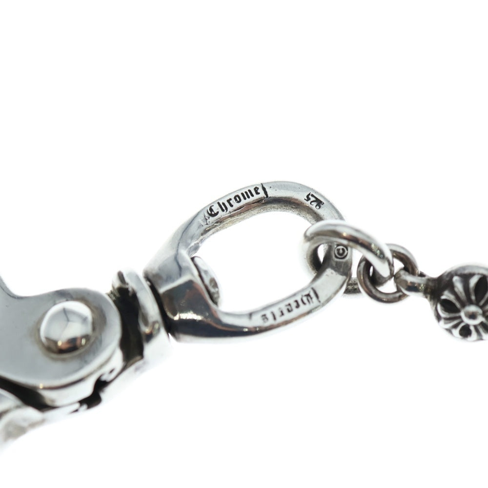 CHROME HEARTS(クロムハーツ) 1BALL LONG-S/1クリップロング#1クロスボール ウォレットチェーン シルバー BCA384