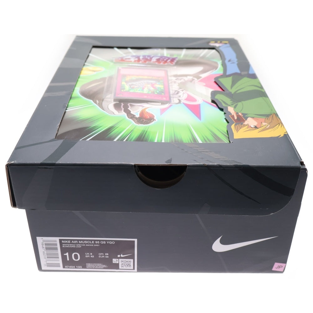 NIKE(ナイキ) × Yu-Gi-Oh! AIR MAX 95 AIR MUSCLE JONOUCHI JAPAN EXCLUSIVE 遊戯王 エアマックス95 II7404‐100 エアマッスル 城之内 ローカットスニーカー US10/28.0cm