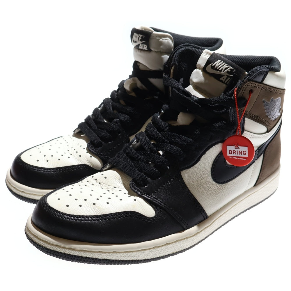 NIKE(ナイキ) AIR JORDAN 1 RETRO HIGH OG DARK MOCHA エアジョーダン1 ダークモカ ハイカットスニーカー シューズ ブラック/ブラウン US9/27.0cm 555088-105