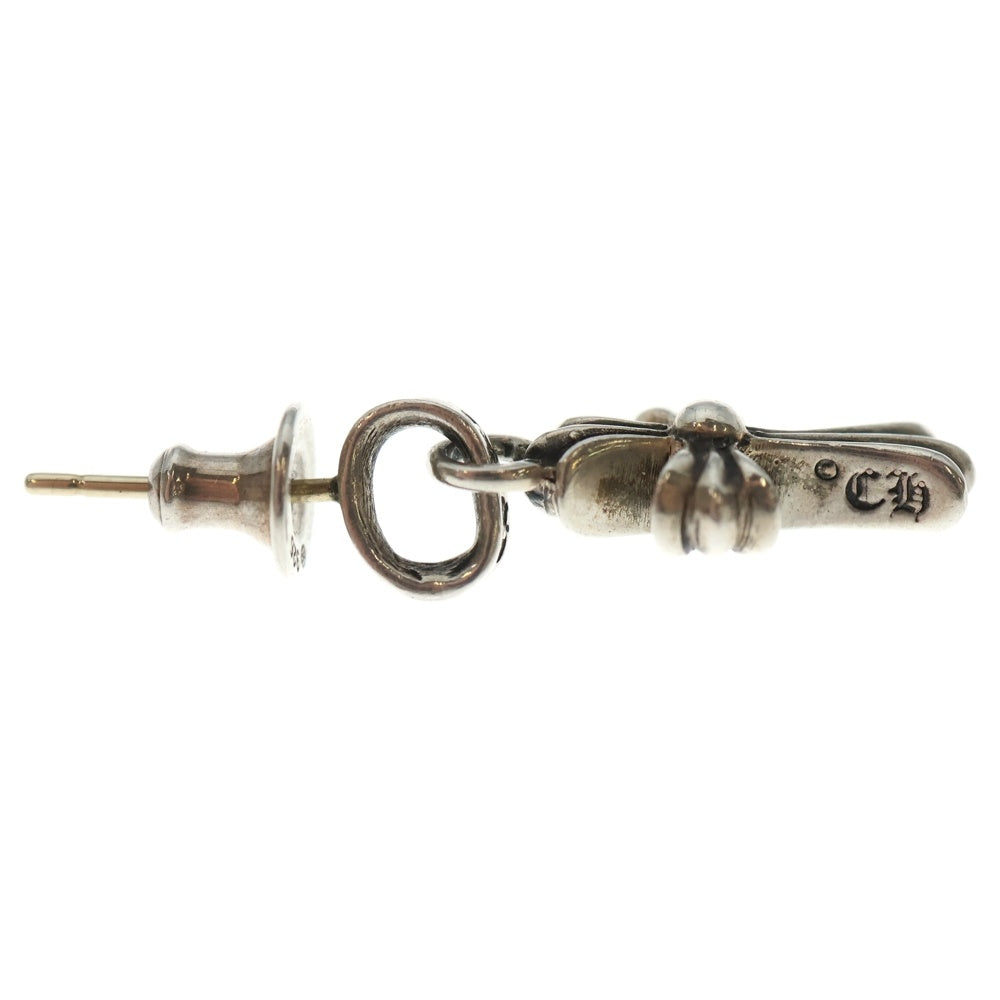 CHROME HEARTS(クロムハーツ) BBY F PPRCHN ベイビーファットクロス ドロップピアス シルバー BCA090