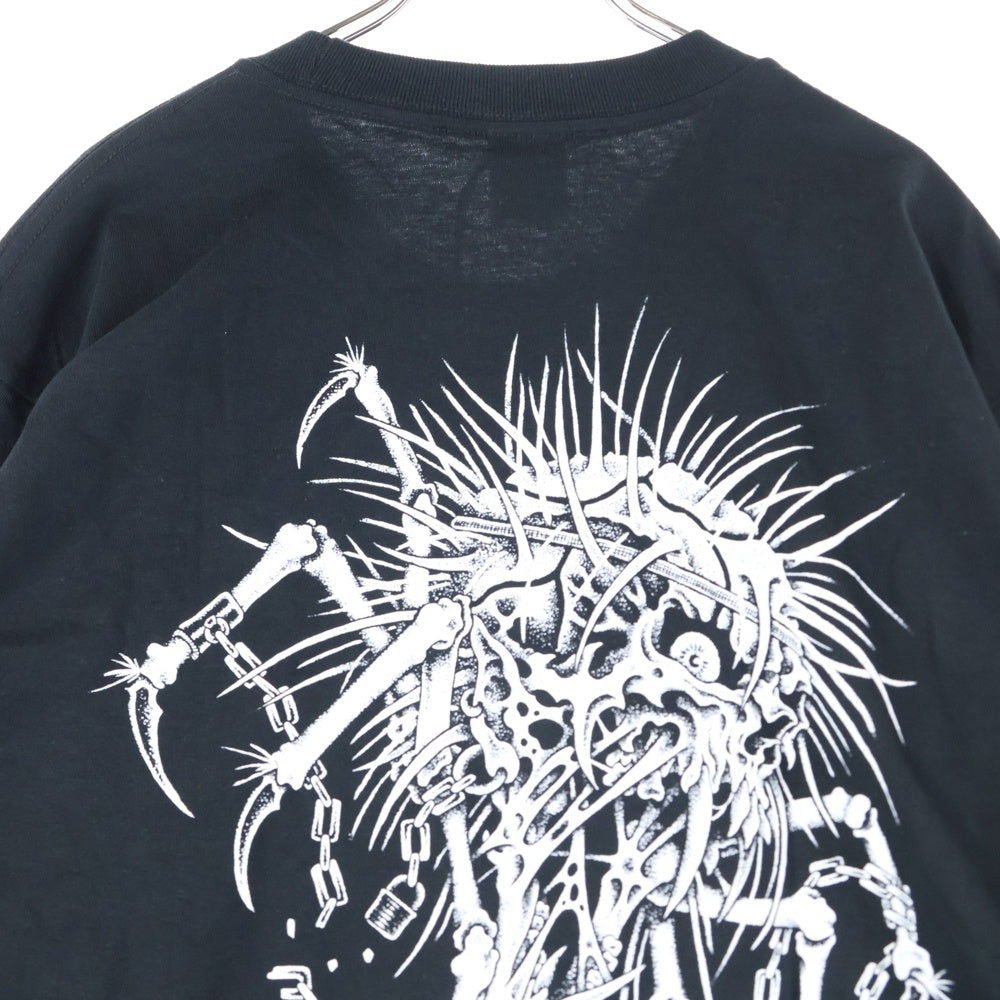 SUPREME(シュプリーム) 25AW Y's by Yohji Yamamoto L/S Tee ワイズ ヨウジヤマモト バックプリント クルーネック 長袖Tシャツ カットソー ブラック YX-T72-763-2